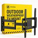 ZeboZap ZZTVA8044 Outdoor TV Mount | Weather Proof - Mount on Vinyl Siding, Stucco, Brick and Stone for Patio, Backyard | Holds 154lbs Upto 70" TV (Size: 32"-70" TV)