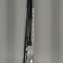 MEXAU 1Pack Spring Tension Curtain Rod 26-39 inch Black Adjustable Spring Rod Extendable Tension Rod For Kitchen, Bathroom, Window, Bookshelf, Closet