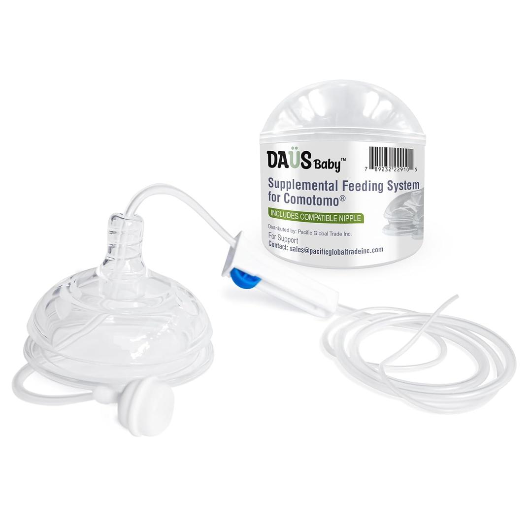 DAUS Supplemental Feeding System (SNS) Compatible with Comotomo Baby Bottle, 5 and 8 oz