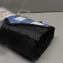 TigeJoy Extra Large Picnic Blanket Waterproof Foldable 80''x80'', Outdoor Picnic Mat Beach Blanket Sandproof for Park, Grass, Travel, Hiking, Camping Essentials, Gingham Picnic Blanket (Blue)