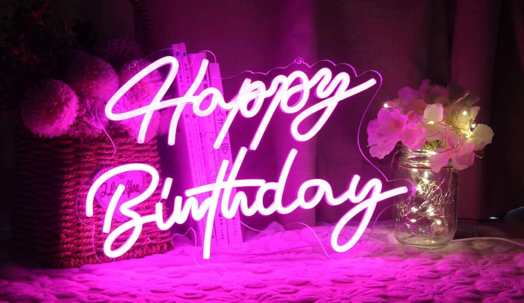 Ulalaza LED Neon Sign Night Light for Wall Party Dcor Bedroom Room Bar Wedding Home Birthday Art Decoration Christmas with USB Chain Light modulator 5v 16.5''*9.1''