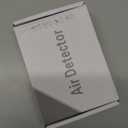 5-in-1 Real Time Indoor Air Quality Monitor - CO2 HCHO TVOC Temp Humidity Detector, 1200mAh Battery ABS Material Compact 9x3.5x7cm