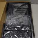 OPNICE Desk Organizer and Accessories, 2-Tier Computer Monitor Stand Riser with Drawer and 2 Pen Holders, Laptop Stand, Office Desk Accessories for Office Supplies, Black,1-Pack