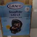 Graco SnugRide Lite LX Infant Car Seat, Lightweight Rear-Facing Seat for Babies 430 lb, 4-Position Adjustable Base, LATCH Installation & ProtectPlus Engineered, Studio, DOM: 2025/12/13