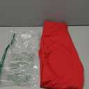 Leafigure High Waisted Leggings for Women- Soft No See-Through Yoga Pants for Gym Workout Running Red, L-XL