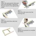 Framing Stud Layout Tool Set - Fits 12-16in and 16-24in Stud Spacing