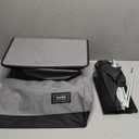 SOLEDI Slim Laundry Hamper with Lid, Narrow Laundry Basket with Removable Bags, Dirty Clothes Hamper with handle, Small Hamper perfect for Laundry room, Bathroom, Bedroom, Small spaces. 70L Grey