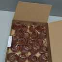 24 PCS Chair Leg Protectors for Hardwood Floors, Round Silicone Cups with Felt Pads for 15-25 Slanted Legs, Table Chair Leg Covers to Protect Floors, Anti-Scratch & Noise(Clear, Fit 1.1"-1.4")