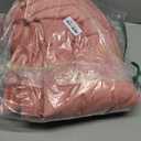 Martha Stewart - King Size Blanket, Ultra-Soft Plush Fleece Throw Blanket with Double-Needle Stitching, 350 GSM, Medium Weight Bedding for Bed or Couch (Bedford Solid Pink)