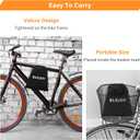 Bike Cover Waterproof Outdoor - Bicycle Covers for 1 or 2 Bikes - 420D Heavy Duty Rain Sun UV Dust Wind Proof Cover for Electric Mountain Road Bike