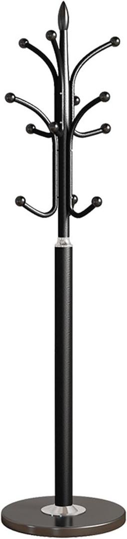 Modern Coat Rack Stand with Marble Base Metal Coat Rack Freestanding Coat Hanger Heavy Duty Coat Hall Tree for Living Room Bedroom Hallway Entryway