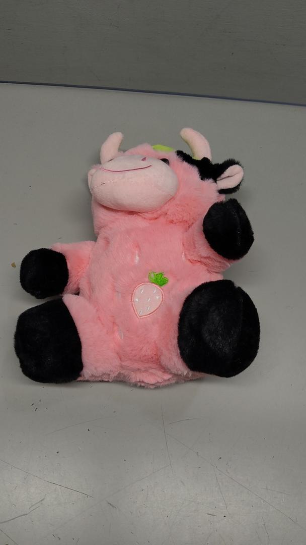 HyDren Pink Cow Stuffed Animal 9. 8" Soft Cute Strawberry Plush Animal Toy Stuffed Cows Doll Birthday Gifts for Boys Girls Kids Toddlers