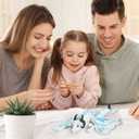 3D Printed Articulated Dragon Toy with Wings  Flexible Poseable Fantasy Fidget Toy for Stress Relief & Anxiety, Mystical Desk Decor for Home Office, Easter Basket Stuffers & D&D Collectors (Blue)