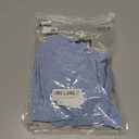 Aiboria Women's Long Sleeve Sheer Shrugs Open Front Mesh Cropped Cardigan Bolero S-XXL (Blue)