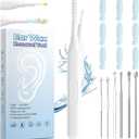 Ear Wax Removal Tool, Multifunctional Spiral Ear Cleaner, Q Grips Earwax Cleaning Tool with 9 Replacement Tips, Washable Ear Wax Removal Kit for Deep Cleaning Ear Picks