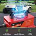 10L0L 36V Golf Cart Battery Charger for EZGO TXT, 18Amp Smart Charger with D Style Plug, Trickle Charge for Lead Acid Battery, IP67 Waterproof