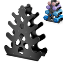 Coral-Inspired Dumbbell Rack Stand (No weights included), A-Frame Design Weight Rack with Handle, Compact & Space-Saving Dumbbell Holder for Home Gym