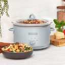 CrockPot 4.5qt Manual Slow Cooker - Light Blue