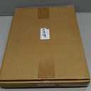 Rectangular Mother of Pearl Serving Tray, Handmade Ottoman Decorative Shell Tray with Handles for Fruit Bread Tea Breakfast Coffee Table Party Home Decor (Black Wicker Butterfly)