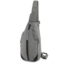 WATERFLY Small Crossbody Sling Backpack Anti Theft Backpack for Traveling Chest Shoulder Bag