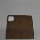 Wallet Case for iPhone 13 Pro Max Compatible with Magsafe, 2-in-1 PU Leather Flip RFID Blocking Card Holder Stand Shockproof Magnetic Detachable Cover for iPhone 13 Pro Max Case 6.7", Brown