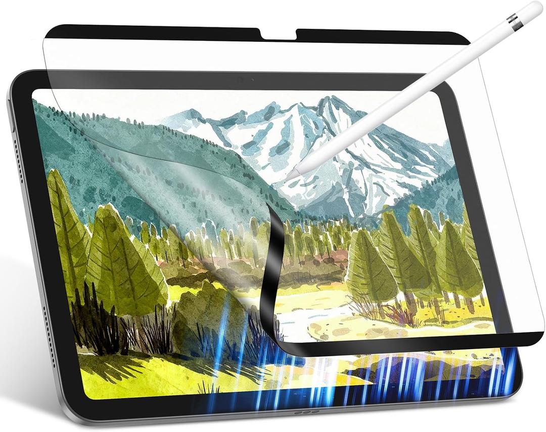 4 x SPARIN Paper Magnetic Screen Protector for iPad A16 11th/10th generation (2025-11 Inch/ 2022-10.9 Inch,) Detachable Matte Finish Film, Write and Draw Like on Paper, Reusable, Removable, Anti Glare