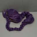 Anime Pop Singer Braid Coplay Wig Purple Red Pink Black Long Short Halloween Costume Wigs Adult Women Braid Hair Prop (Purple)