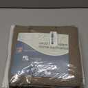 Extra Long Curtains 2 Panels 102 Inches Long for Living Room Dark Taupe Back Tab Rod Pocket Light Filtering Semi Sheer Drapes Cotton Linen Textured Window Curtain 102 Inch Length for Bedroom 9 FT