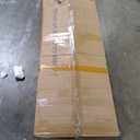 DWVO Farmhouse TV Stand for 65 Inch TV, Black Entertainment Center with LED Lights & Power Outlet, TV Media Console with Storage for Living Room, Black (59")