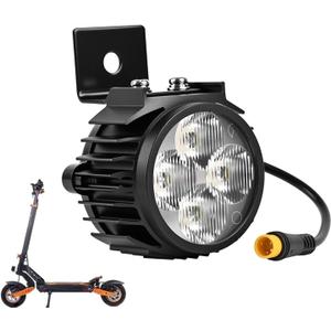 SUNGOOYUE E Bike Headlight, ABS Electric Scooter Headlight for G2 Pro Max, LED Headlamp with Horn Combo, Bright Front Light Replacement for Night Riding Safety Urban Commute