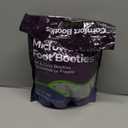 Mars Wellness Heated Microwavable Booties - Microwavable Socks Heated Booties for Women and Men - Herbal Hot/Cold Deep Slippers Women (Charcoal) (Pack of 1)