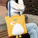AWXZOM Cute Canvas Tote Bag - Graphic Tote Bag for Lunch & Grocery
