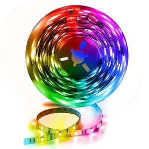 Lepro LED Strip Lights,  Music Sync MagicColor Light Strip with Remote, Valentines Gifts for Men & Women, 5050 RGB Lights for Bedroom, Home, Gaming Room, Party, Wall,Valentines Day Decor