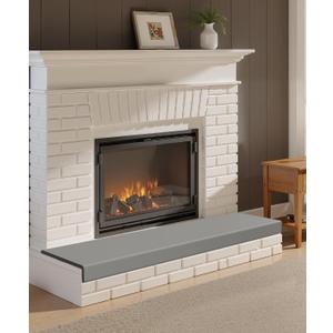 Fireplace Baby Proofing 80'', Soft Seat Hearth Cushion for Baby Proof, Grey
