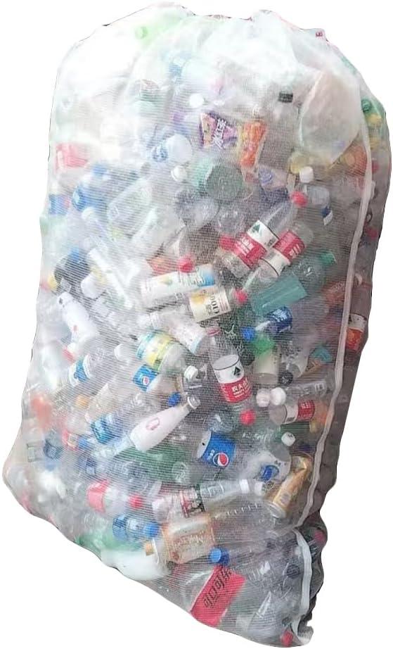 Extra Large Mesh Bag 100 Gallon 60''x48'' Multipurpose Drawstring Storage Container Sack Net Bags For Collecting Recycling Water Bottles Empty Cans Laundry Basketball Soccer Team Balls