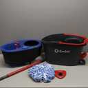 O-Cedar RinseClean Spin Mop & Bucket System + 1 Extra Mop Head | Clean with Clean Water | Removes 99% of Bacteria