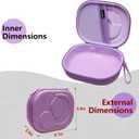 LTGEM Case Compatible with JBL Tune 520BT / 720BT / 670NC / 520C / 510BT / 770NC, for JBL Live 670NC / 770NC / 680NC / 780NC Headphones, for TOZO HT3 / HT2, Purple