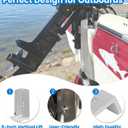 5" Vertical Extension for Outboard Motor, Static Jack Plate Direct Replacement for CMC 50012, 6061-T6 Aluminum Outboard Lift for Prop to Jet Conversion, Fits up to V6 HP, Shallow Water Use