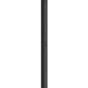 VASAGLE Round Cocktail Table, High Top Bar Pub Table with Metal Frame and Cross Base, for 2-3 People, Modern, Easy to Assemble, 22.8 x 41.1 Inches, Ebony Black ULBT361BE01S, 1 pack