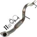 Front Exhaust Flex Pipe Replacement Compatible with 2015-2018 Jeep Renegade, 2016-2017 Fiat 500x, 2017-2021 Compass 2.4L, Direct Fit Replaces Parts