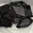 6 Pieces Cabinet Bows Large Black Velvet Ribbons Cabinet Door Bows for Thanksgiving Fall Haloween Christmas Party (Black)