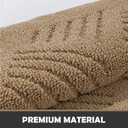 Door Mat Indoor Doormat,Front Back Door Mats Non Slip Entrance Rugs Rubber Backing,Inside Doormats for Entryway Low-Profile Absorbent Resist Dirt Floor Mats Washable Brown 20"x32" (1'8" x 2'8" (Runner))