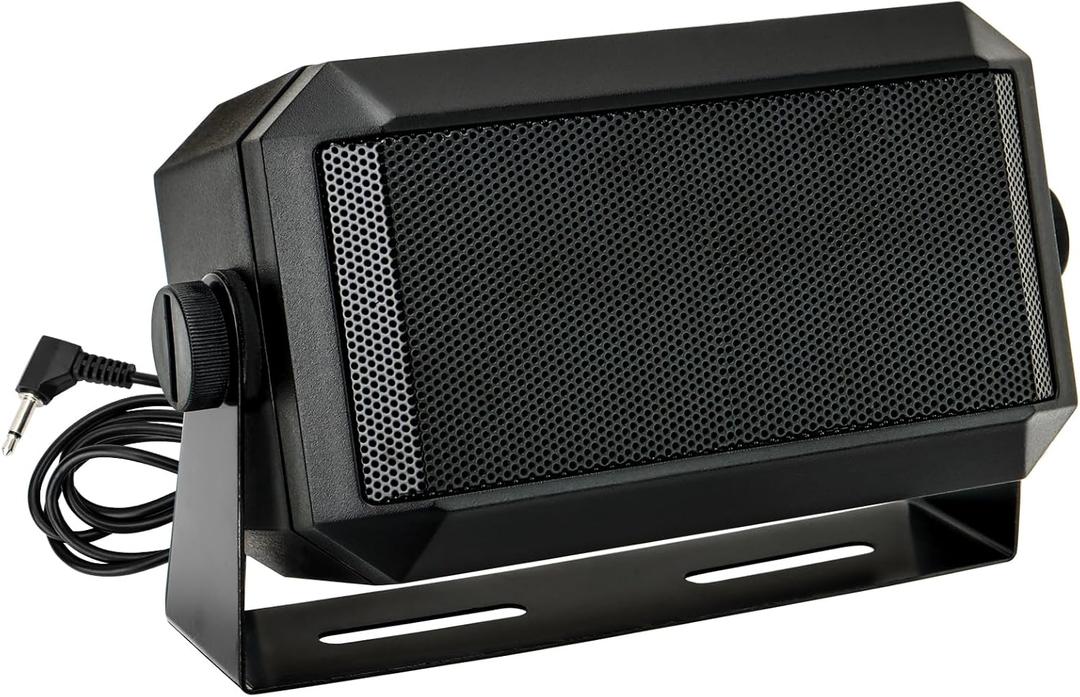 Rectangular External Communications Speaker/CB Radio Speaker for Ham Radio, External Scanners for All 3.5mm Audio Plug CB Radios and Mobile Radios