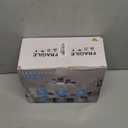 2 Pack Socket Fan Light and 360 Light Socket Extender, 18.5'' Socket Ceiling Fans with Remote, 3 Colors LED Light Bulb, Screw in Small Ceiling Fan for Bedroom Living Room Kitchen Garage, White