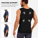 Eleady Compression Shirt Men Sleeveless - Gym Tank Tops Men's Slimming Compression Tank Body Shaper XL