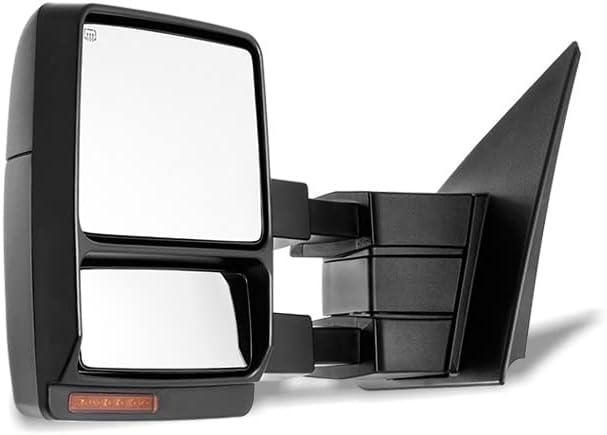 AKKON - For 07-14 F150 F-150 Extendable Towing Power Telescoping Wide Angle Side Mirrors Driver Left Side