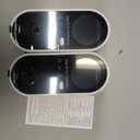 Carbon Monoxide Detectors and Natural Gas Detector, 4-in-1 Carbon Monoxide Detectors Plug in, Gas Leak Detector with Dual Alarms, Temperature & Humidity Sensor for Home, RV, Black, 2 Packs