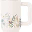 Simple Modern Disney Kids 24 oz Tumbler with Handle and Silicone Straw Lid | Spill Proof Leak Resistant | Stainless Steel Bottle | Gift Boys Girls | Trek Collection | Winnie The Pooh in the Wilderness