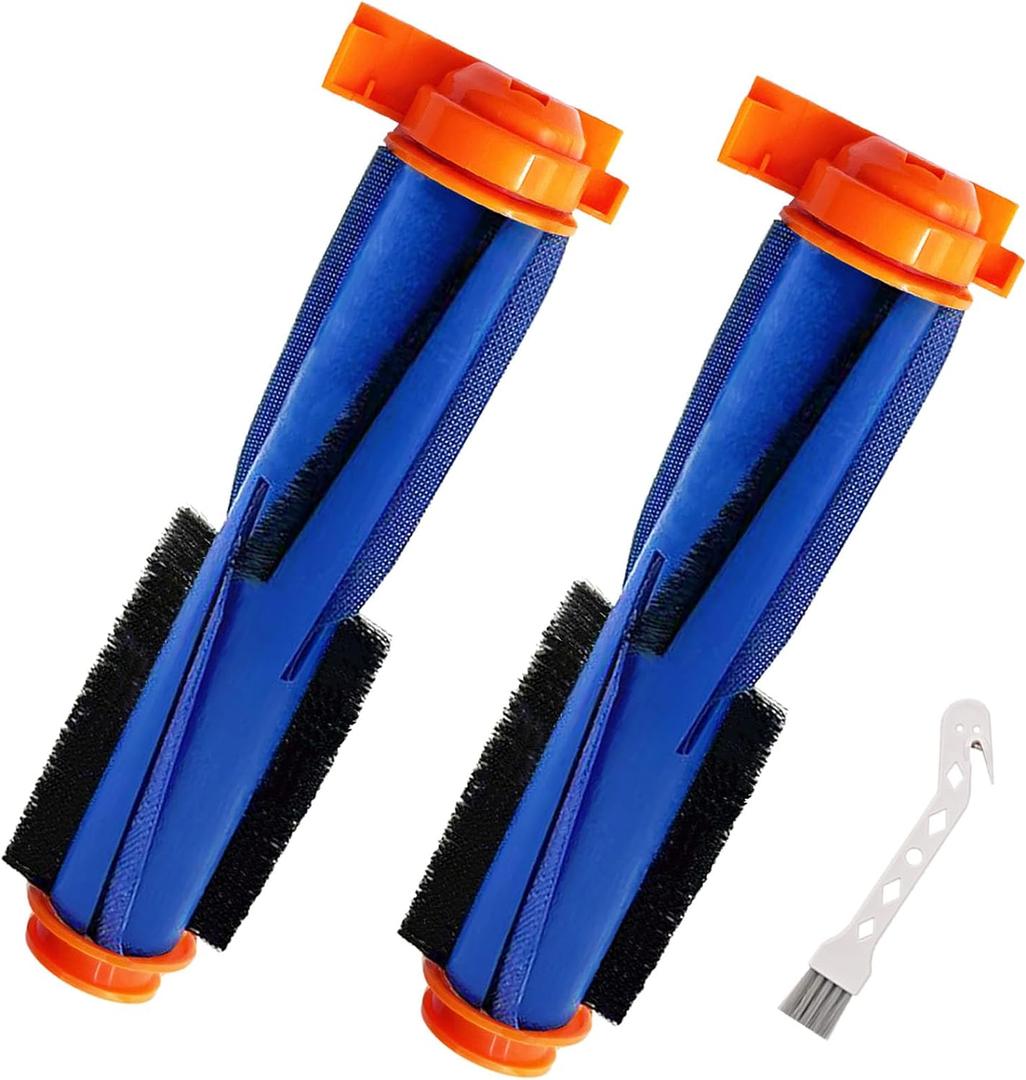 Replacement Parts for Shark AI AV2501S AV2511AE AV2610WA AV2501AE RV2502AE RV2400WD RV2610WD AV2510AOUS RV2520AOUS UR250BEOUS UR2500SR rv2410wd AI Ultra 2- in-1 Robot Vacuum,2 Pack Main Brush