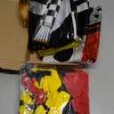 Race Car Balloon Arch Kit, Race Cars Birthday Decorations Party, Red Black Yellow Flag Tire Checkered Balloons Arch Kit, Cars Themed Birthday Party Decorations Supplies